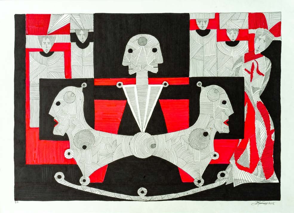 Signed limited edition print by Vasily Bratash